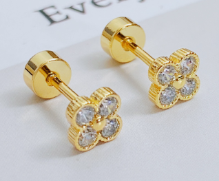 Enya stud earrings | 925 silver